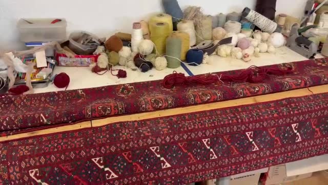 Vidéo restauration de tapis 7