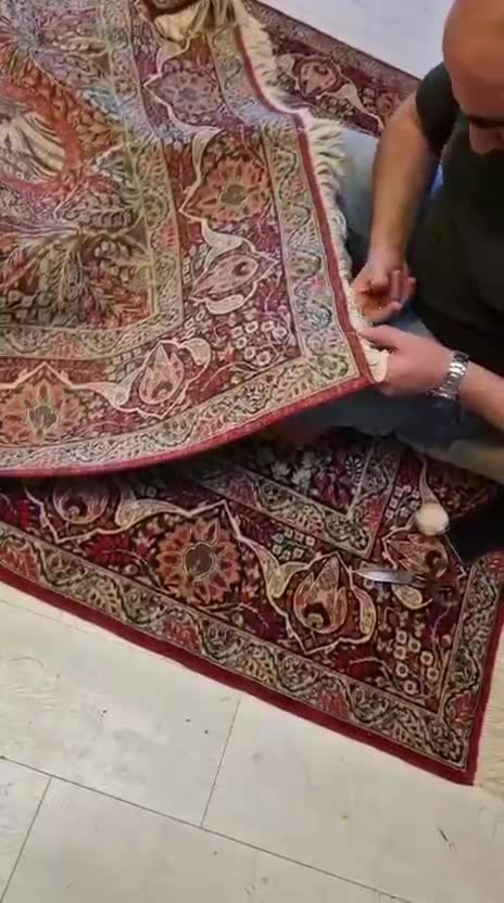 Vidéo restauration de tapis 5